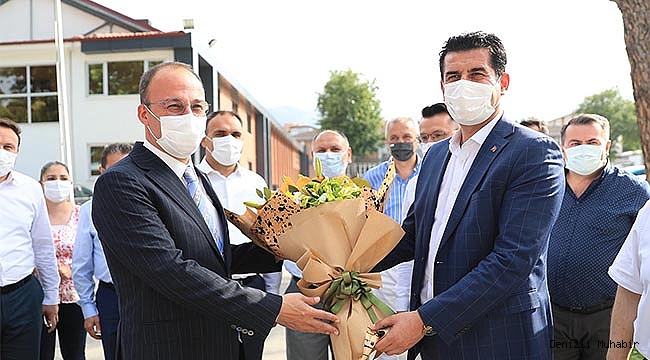 BAŞKAN ÖRKİ, AK PARTİ YÖNETİMİNİ AĞIRLADI