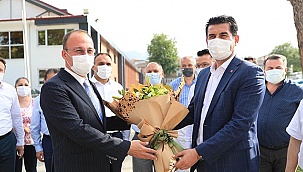BAŞKAN ÖRKİ, AK PARTİ YÖNETİMİNİ AĞIRLADI