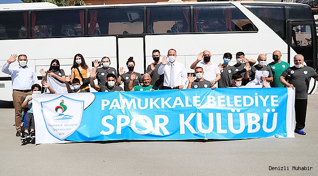 BAŞKAN ÖRKİ BASKETBOLCULARI ŞAMPİYONLUĞA UĞURLADI