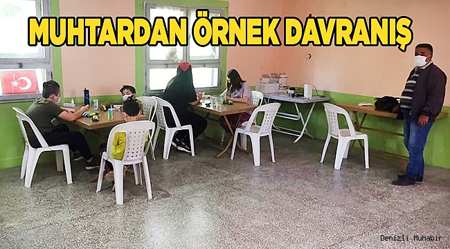 Muhtardan örnek davranış