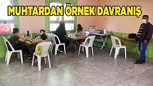 Muhtardan örnek davranış