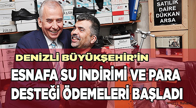 Büyükşehir'in esnafa destek ödemeleri başladı