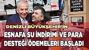 Büyükşehir'in esnafa destek ödemeleri başladı