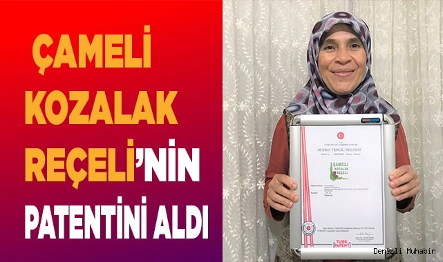  ‘Çameli Kozalak Reçelinin’ patentini aldı