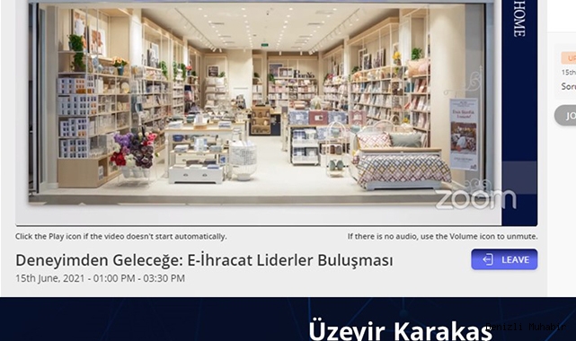Deneyimden Geleceğe E-İhracat Liderler Buluşması yapıldı