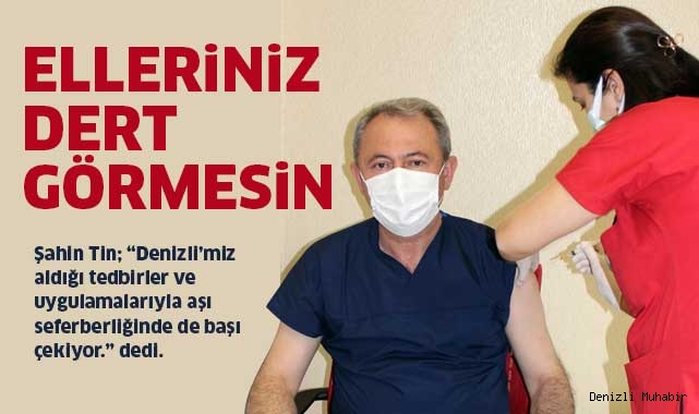 Denizli aşı seferberliğinde başı çekiyor!