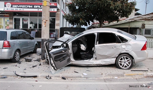 Denizli'de 1 haftada 106 trafik kazası meydana geldi