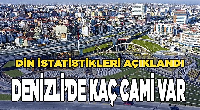 Denizli'de cami sayısı açıklandı