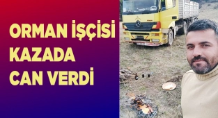 Denizli'de kamyon kazası, sürücü hayatını kaybetti