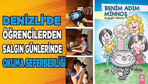 Denizli'de öğrencilerden salgın günlerinde okuma seferberliği