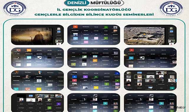 Denizli Müftülüğünden gençlere Kudüs seminerleri