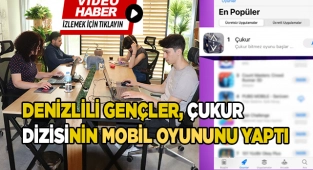 Denizlili gençler Çukur Dizisi'nin mobil oyununu yaptı