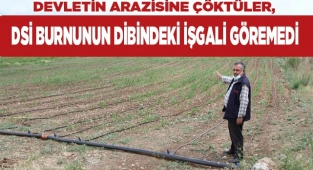 DSİ burnunun dibindeki işgali göremedi