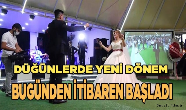Düğünlerde yeni dönem