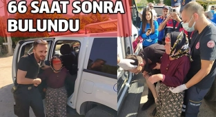 Engelli yaşlı kadın 66 saat sonra sağ bulundu