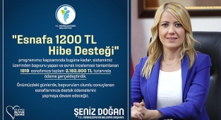 ESNAFA HİBE DESTEĞİ ÖDEMELERİ DEVAM EDİYOR