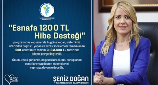 ESNAFA HİBE DESTEĞİ ÖDEMELERİ DEVAM EDİYOR
