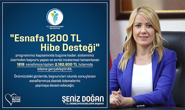 ESNAFA HİBE DESTEĞİ ÖDEMELERİ DEVAM EDİYOR