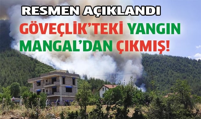 Göveçlik’i mangalcılar yakmış!