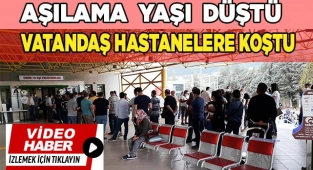 Hastanelerde aşı kuyrukları oluştu