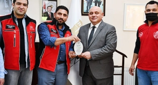 İHH'dan  Başkan Şevik’e teşekkür ziyareti