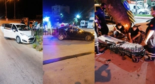 İki otomobil çarpıştı: 3 yaralı