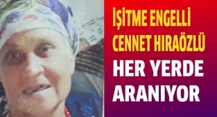 İşitme ve görme engelli kadın her yerde aranıyor