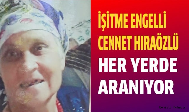 İşitme ve görme engelli kadın her yerde aranıyor