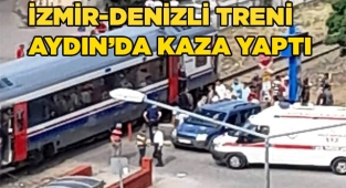 İzmir-Denizli treni kaza yaptı