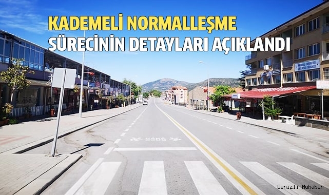 Kademeli normalleşme sürecinin detayları açıklandı