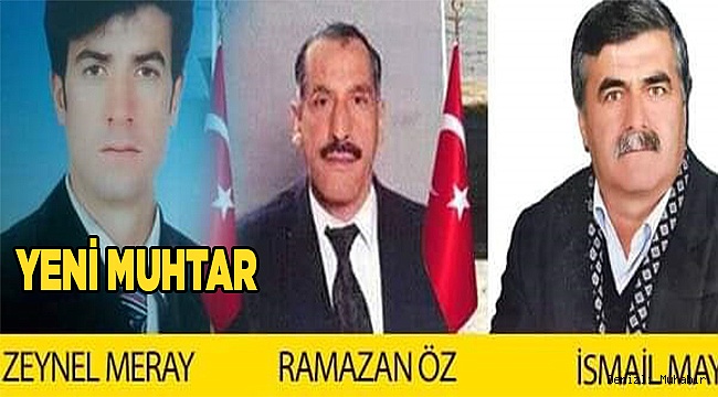 Kalınkoz'da seçim bitti