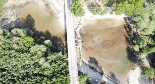 Koyunlar 8 asır sonra yapay gölette karşıdan karşıya atlayacak