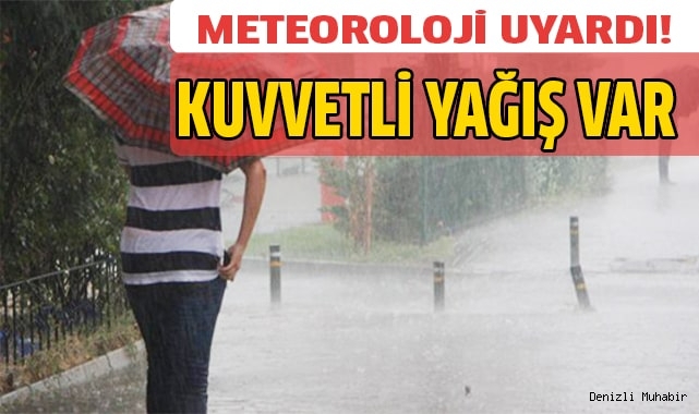 Kuvvetli yağış uyarısı