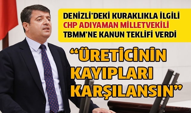Milletvekili Tutdere, çiftçinin kayıplarının karşılanmasını istedi