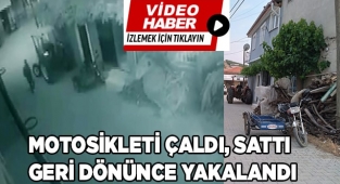 Motosikleti çaldı, sattıktan sonra geri dönünce yakalandı