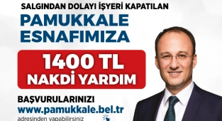 Pamukkale Belediyesinin nakdi yardım başvuruları devam ediyor  