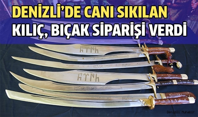 Pandemide canı sıkılan internetten kılıç, bıçak siparişi verdi