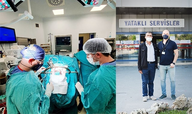 PAÜ'de uyanıkken beyin ameliyatı oldu