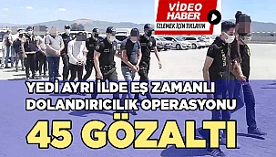 Pişkin paylaşımda bulunan dolandırıcılık şebekesi çökertildi