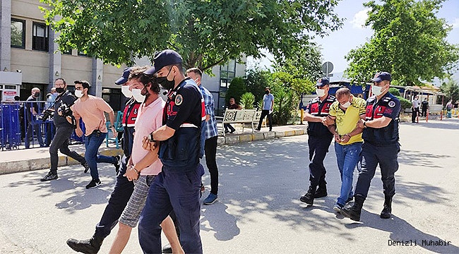 Şantaj çetesinin üyeleri adliyeye sevk edildi