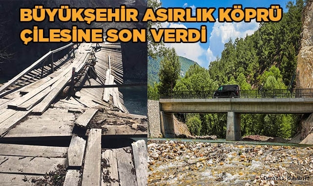 Suçatı köprüsü yenilendi