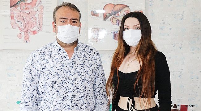 Tüp mide ameliyatı olan genç kız, 93 kilodan 59 kiloya düştü