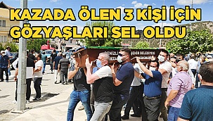 Uçuruma yuvarlanan minibüste can veren 3 kişi toprağa verildi