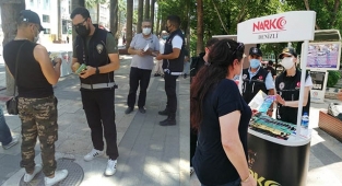Uyuşturucu ile mücadelede 740 vatandaş bilgilendirildi