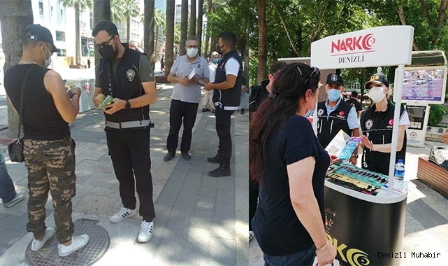 Uyuşturucu ile mücadelede 740 vatandaş bilgilendirildi