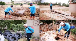 Yaz aylarının gelmesiyle ilaçlama seferberliği başlatıldı