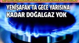 Yenişafak’ta doğalgaz kesintisi