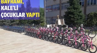 100 çocuğu sevindirdiler