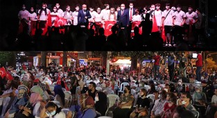 15 Temmuz Demokrasi ve Milli Birlik Günü Denizli’de Kur'an ve marşlarla kutlandı