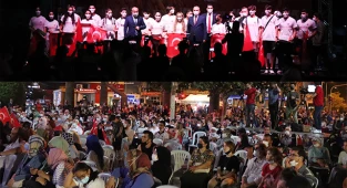 15 Temmuz Demokrasi ve Milli Birlik Günü Denizli’de Kur'an ve marşlarla kutlandı